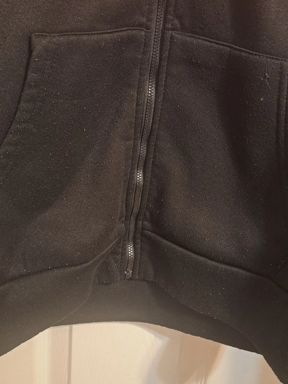 SHEIN black zip